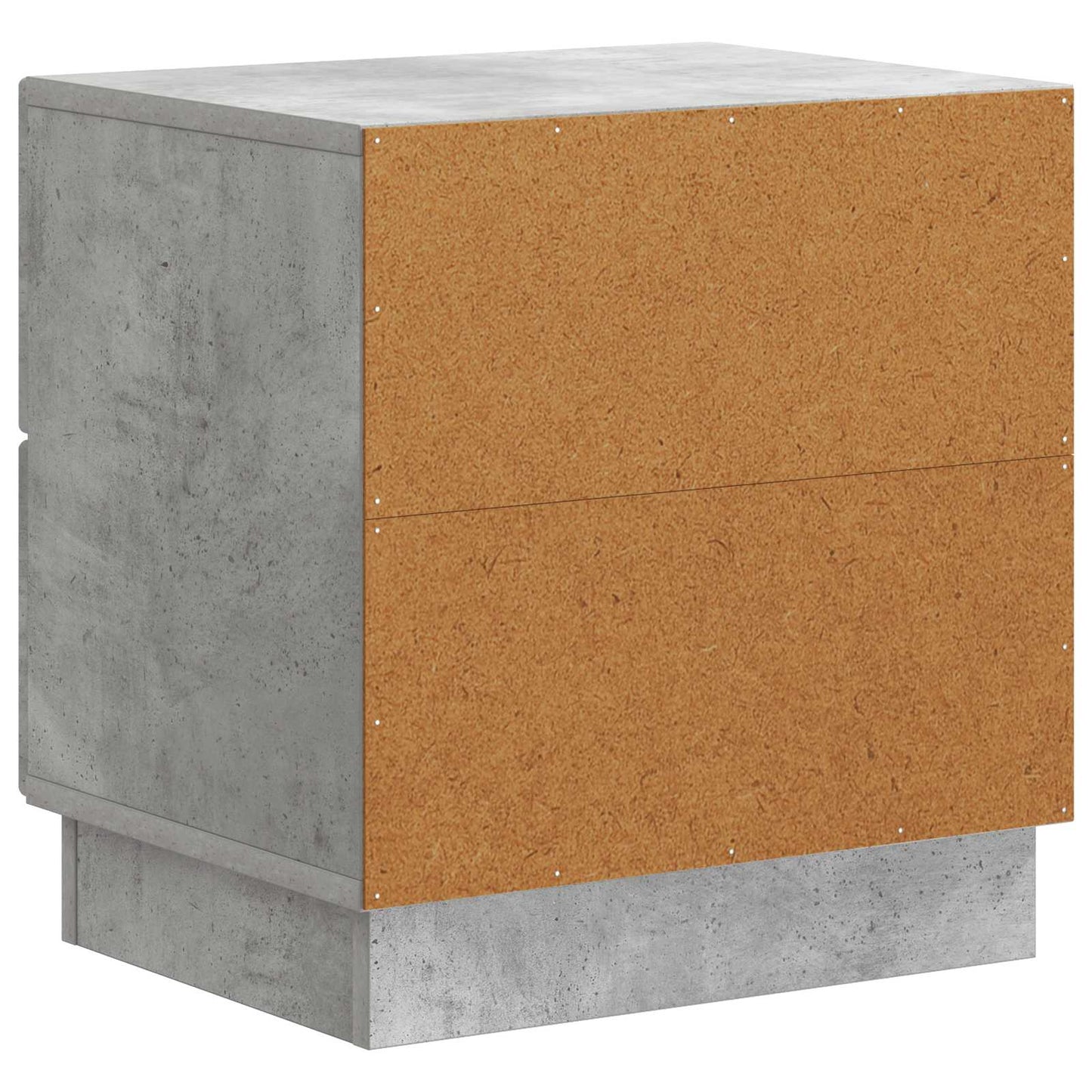 Natskab med skuffe Betongrå 43 x 34,5 x 44,5 cm Konstrueret træ