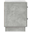 Natskab 2 pcs Betongrå 43 x 34,5 x 44,5 cm Konstrueret træ