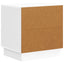 Natskab Hvid højglans 43 x 34,5 x 44,5 cm Konstrueret træ