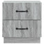 Natskab 2 pcs Grå sonoma-eg 43 x 34,5 x 44,5 cm Konstrueret træ