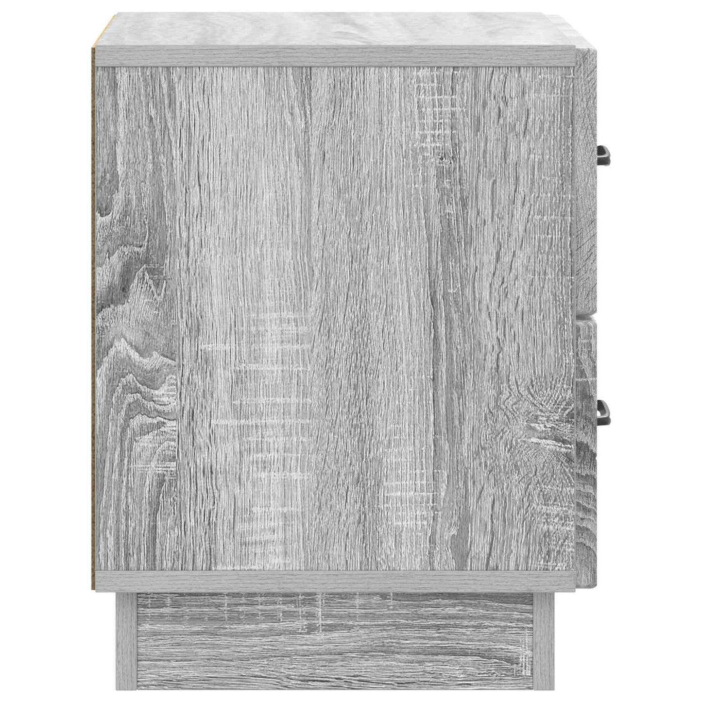 Natskab 2 pcs Grå sonoma-eg 43 x 34,5 x 44,5 cm Konstrueret træ