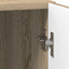 Sengebord Sonoma-eg 43 x 34,5 x 47 cm Konstrueret træ