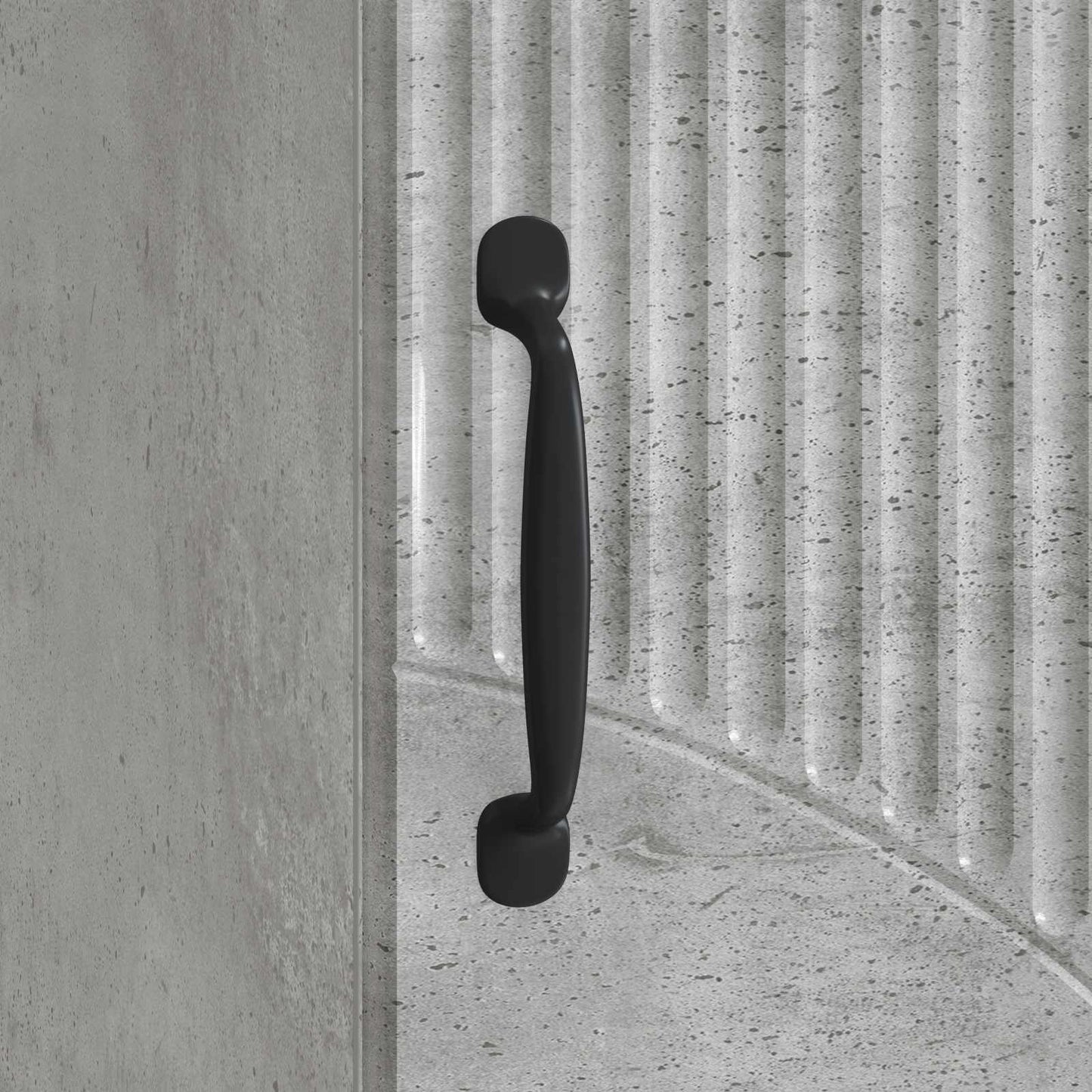 Sengebord 2 pcs Beton Grå 43 x 34,5 x 47 cm Konstrueret træ