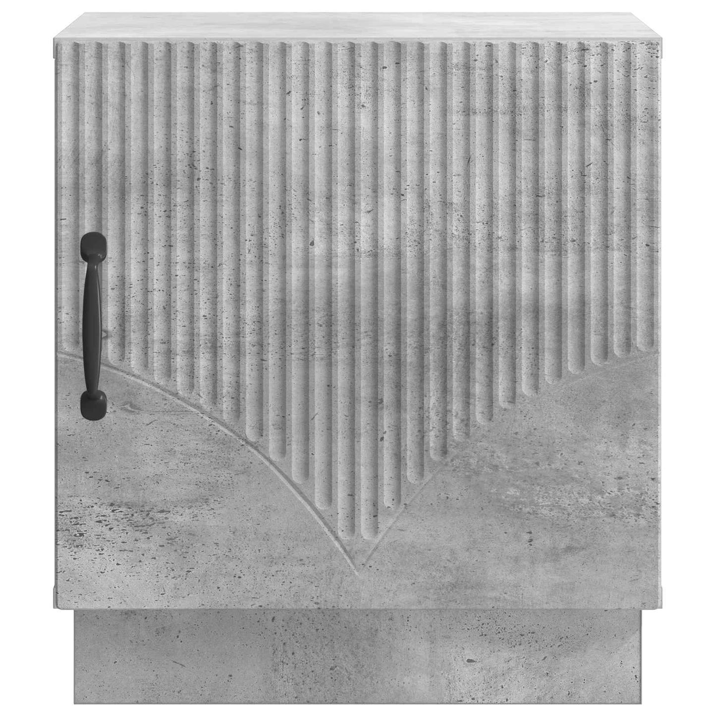 Sengebord 2 pcs Beton Grå 43 x 34,5 x 47 cm Konstrueret træ