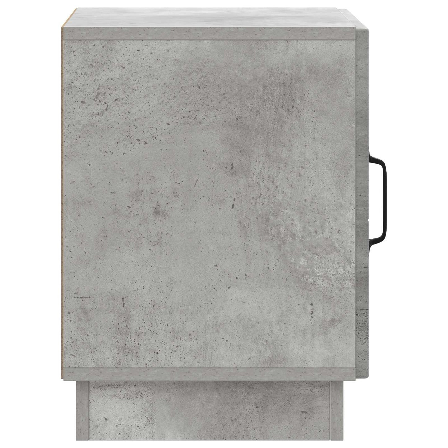 Sengebord 2 pcs Beton Grå 43 x 34,5 x 47 cm Konstrueret træ