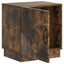 Sengebord 2 pcs Røget eg 43 x 34,5 x 47 cm Konstrueret træ