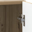 Sengebord 2 pcs Artisan-eg 43 x 34,5 x 47 cm Konstrueret træ