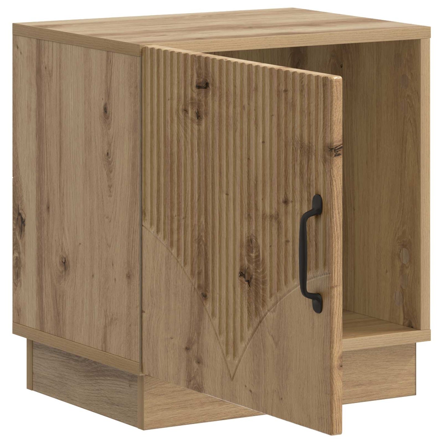 Sengebord 2 stk. Artisan-eg 43 x 34,5 x 47 cm Konstrueret træ