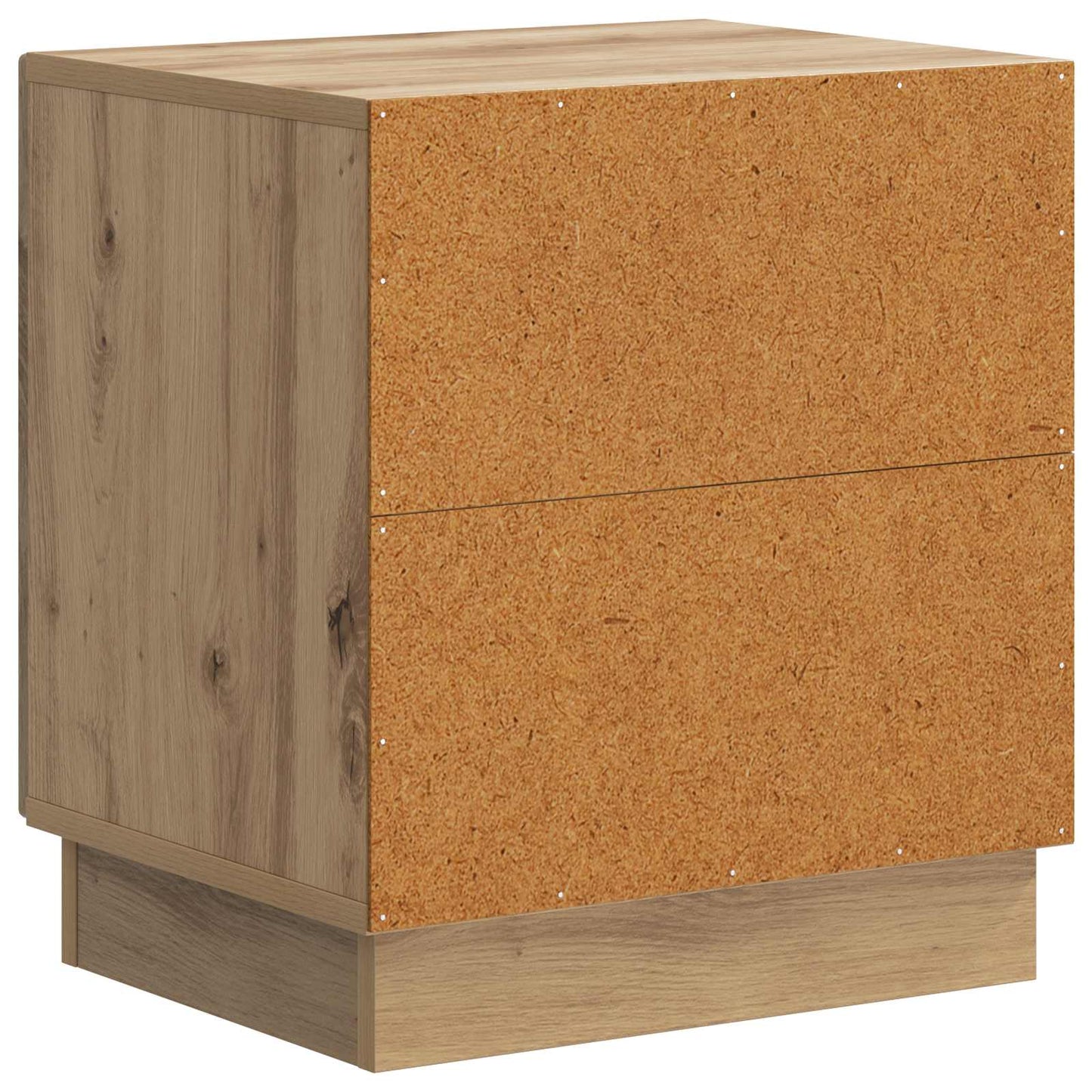 Sengebord 2 pcs Artisan-eg 43 x 34,5 x 47 cm Konstrueret træ