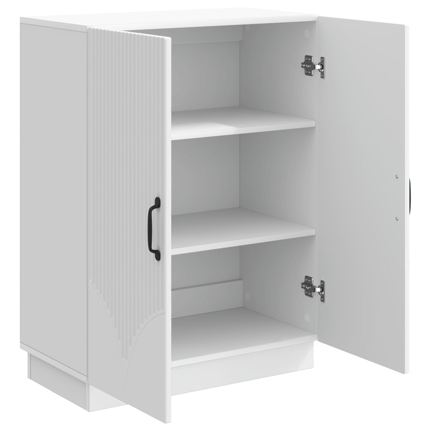 Sideboard Hvid 66 x 34,5 x 87 cm Konstrueret træ
