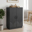 Sideboard Sort 66 x 34,5 x 87 cm Konstrueret træ