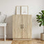 Sideboard Sonoma-eg 66 x 34,5 x 87 cm Konstrueret træ