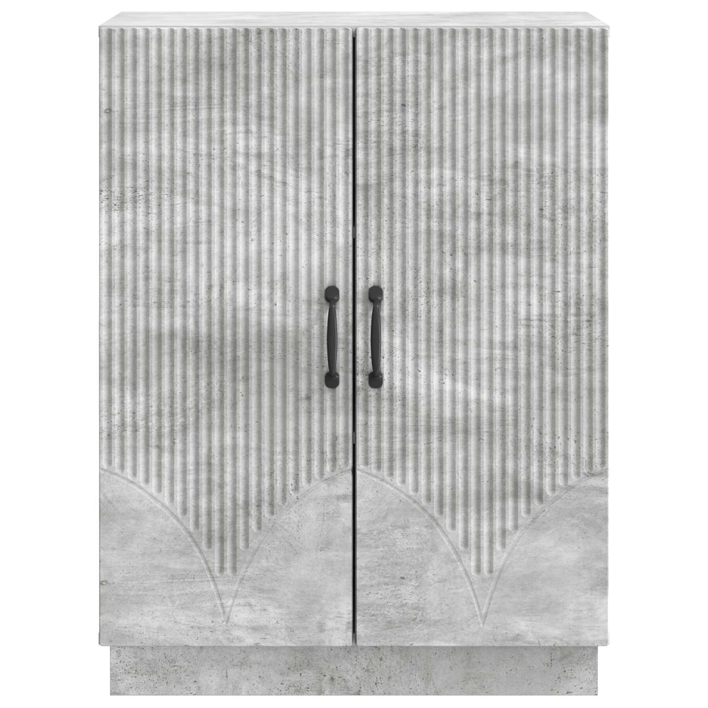 Sideboard Betongrå 66 x 34,5 x 87 cm Konstrueret træ