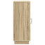 Sideboard Sonoma-eg 33 x 34,5 x 87 cm Konstrueret træ