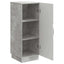 Sideboard Betongrå 33 x 34,5 x 87 cm Konstrueret træ