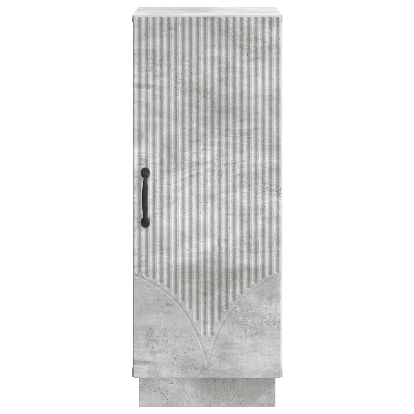 Sideboard Betongrå 33 x 34,5 x 87 cm Konstrueret træ