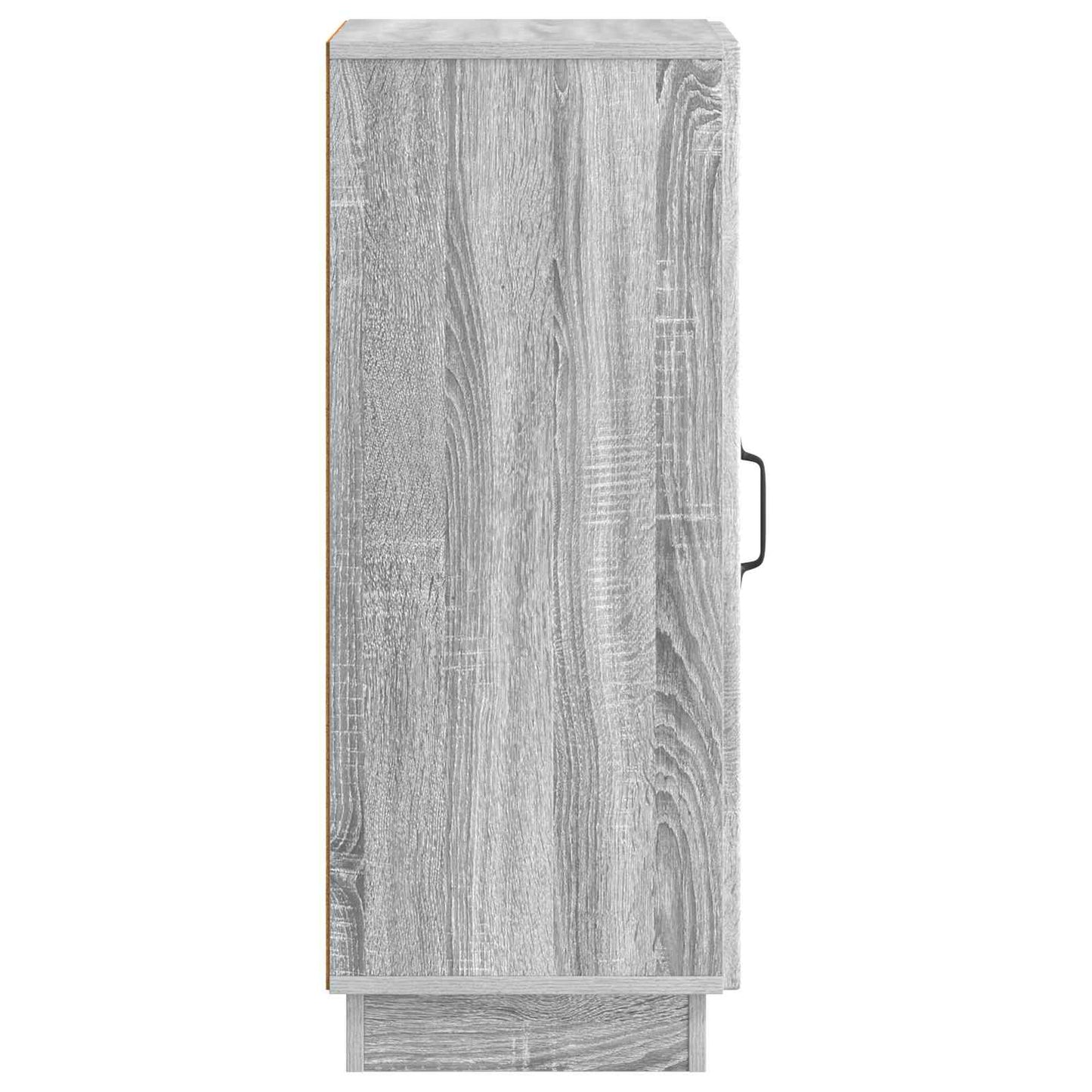 Sideboard Grå sonoma-eg 33 x 34,5 x 87 cm Konstrueret træ