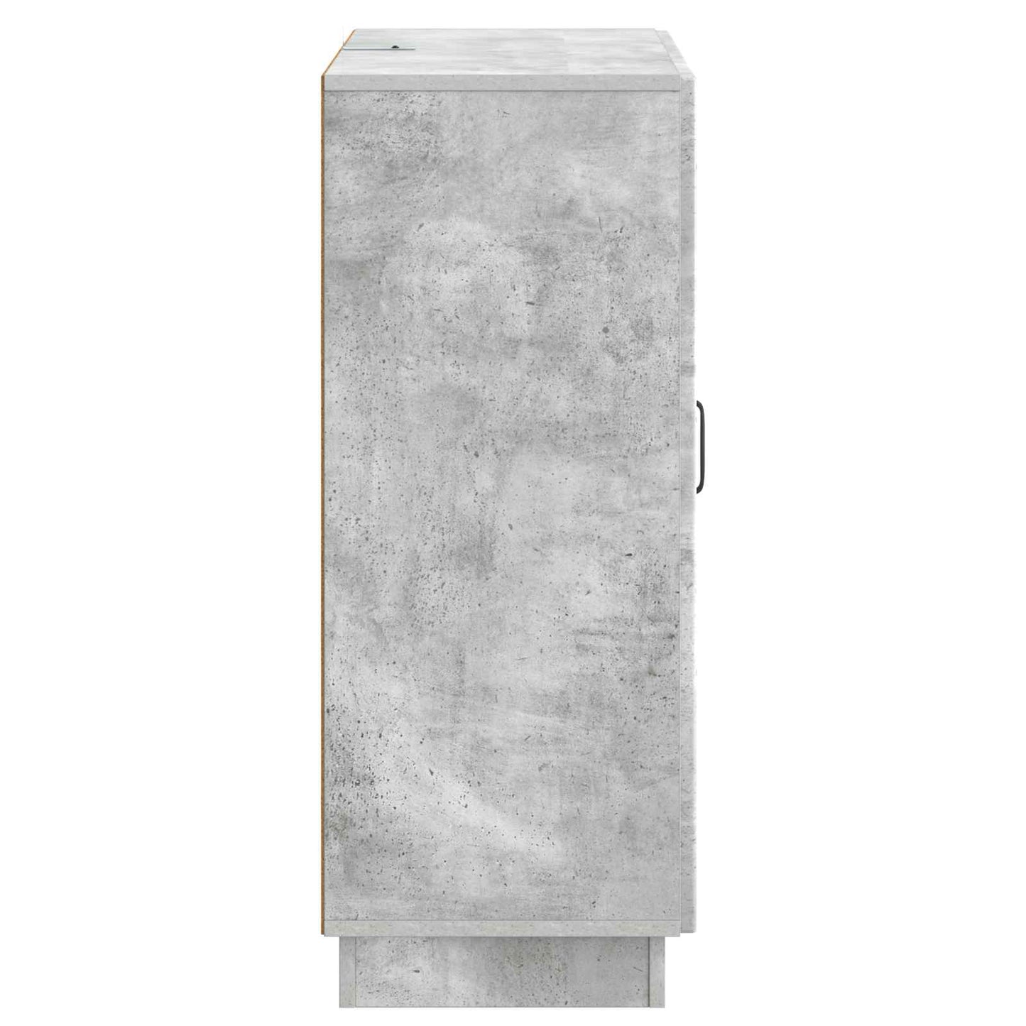 Sideboard med skuffe Betongrå 66 x 34,5 x 87 cm Konstrueret træ