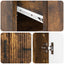 Sideboard med skuffe Røget eg 66 x 34,5 x 87 cm Konstrueret træ
