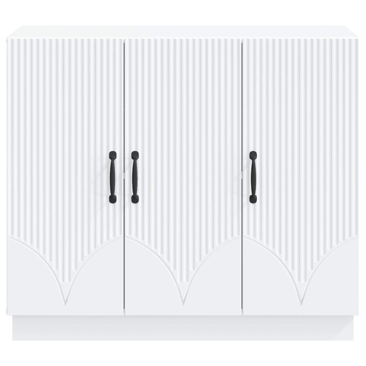 Sideboard Hvid 89 x 34,5 x 77 cm Konstrueret træ