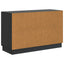 Sideboard med skuffe Sort 89 x 34,5 x 57 cm Konstrueret træ