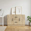 Sideboard Sonoma-eg 89 x 34,5 x 57 cm Konstrueret træ