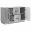 Sideboard Grå sonoma-eg 89 x 34,5 x 57 cm Konstrueret træ