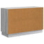 Sideboard Grå sonoma-eg 89 x 34,5 x 57 cm Konstrueret træ