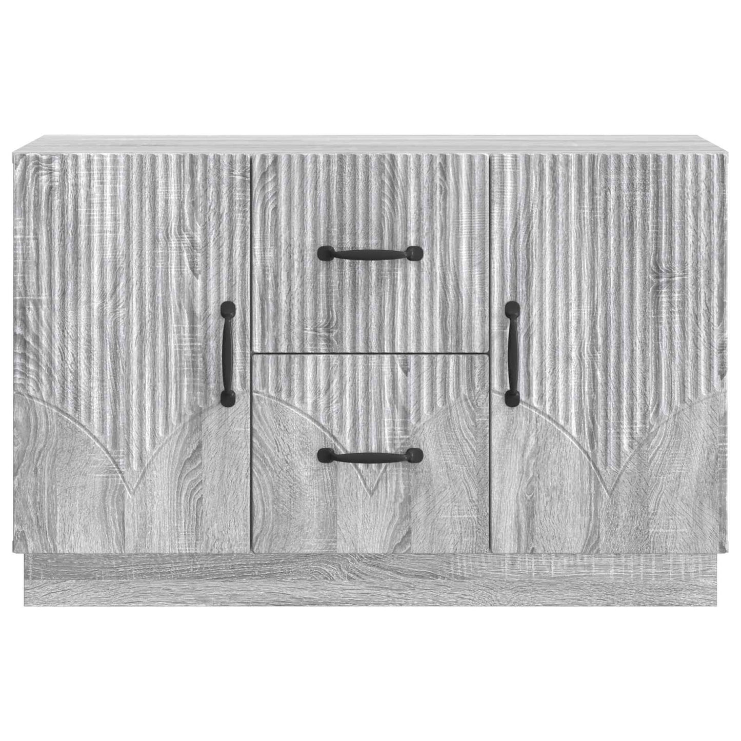 Sideboard Grå sonoma-eg 89 x 34,5 x 57 cm Konstrueret træ