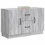 Sideboard Grå sonoma-eg 89 x 34,5 x 57 cm Konstrueret træ