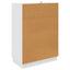 Sideboard Hvid 66 x 34,5 x 92 cm Konstrueret træ