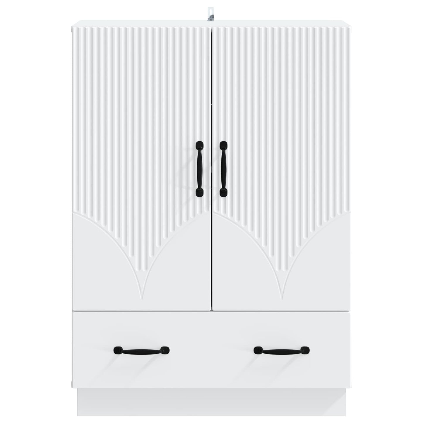 Sideboard Hvid 66 x 34,5 x 92 cm Konstrueret træ