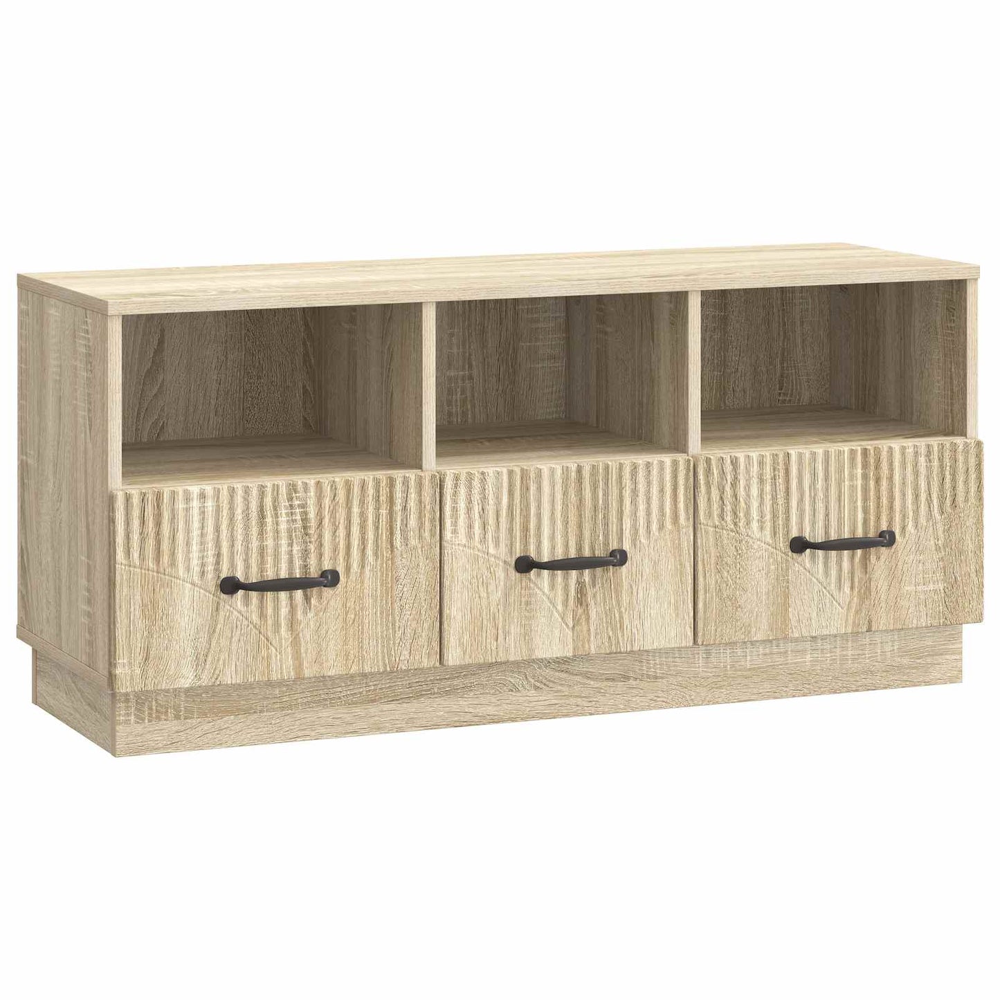 TV-skab med skuffe Sonoma-eg 102 x 34,5 x 47 cm Konstrueret træ