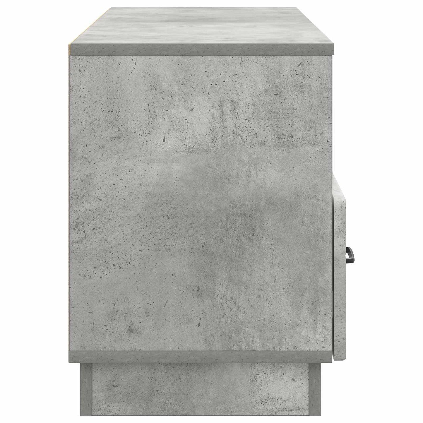 TV-skab med skuffe Betongrå 102 x 34,5 x 47 cm Konstrueret træ
