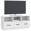 TV-skab Hvid højglans 102 x 34,5 x 47 cm Konstrueret træ
