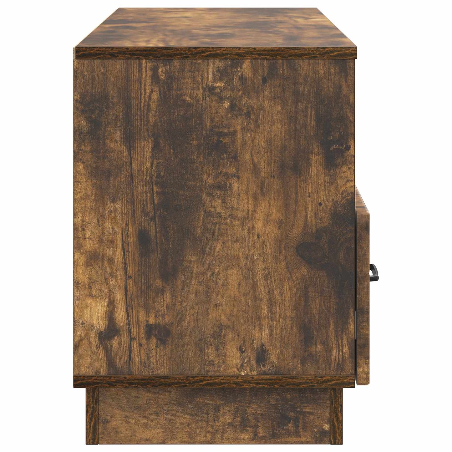 TV-skab med skuffe Røget eg 102 x 34,5 x 47 cm Konstrueret træ
