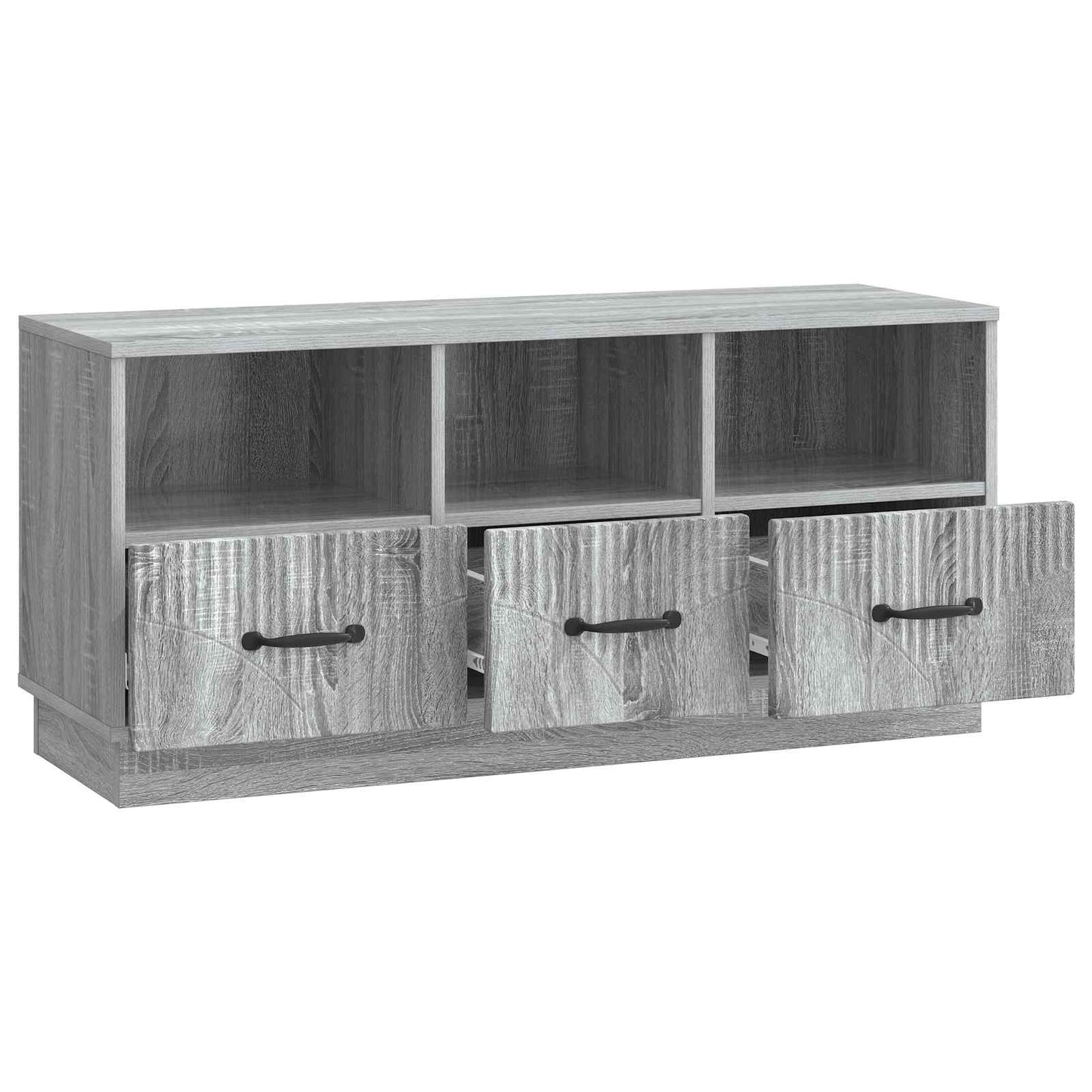 TV-skab Grå sonoma-eg 102 x 34,5 x 47 cm Konstrueret træ