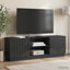TV-skab Sort 150 x 31 x 47 cm Konstrueret træ