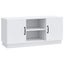 TV-skab Hvid 102 x 34,5 x 47 cm Konstrueret træ