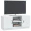 TV-skab Hvid 102 x 34,5 x 47 cm Konstrueret træ