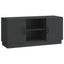 TV-skab Sort 102 x 34,5 x 47 cm Konstrueret træ