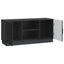 TV-skab Sort 102 x 34,5 x 47 cm Konstrueret træ