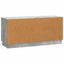 TV-skab Betongrå 102 x 34,5 x 47 cm Konstrueret træ