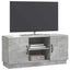 TV-skab Betongrå 102 x 34,5 x 47 cm Konstrueret træ
