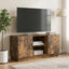 TV-skab Røget eg 102 x 34,5 x 47 cm Konstrueret træ