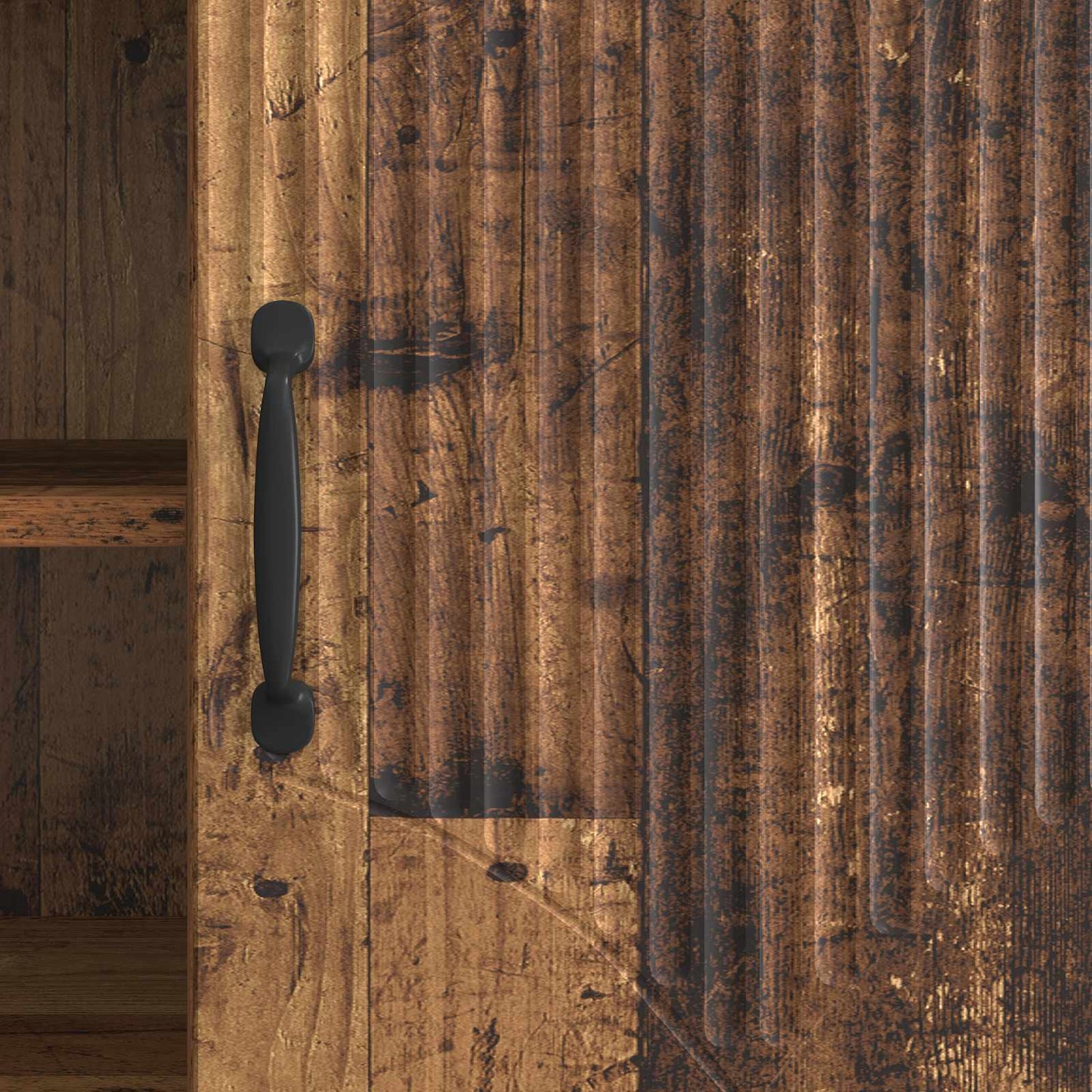 TV-skab Gammelt træ 102 x 34,5 x 47 cm Konstrueret træ
