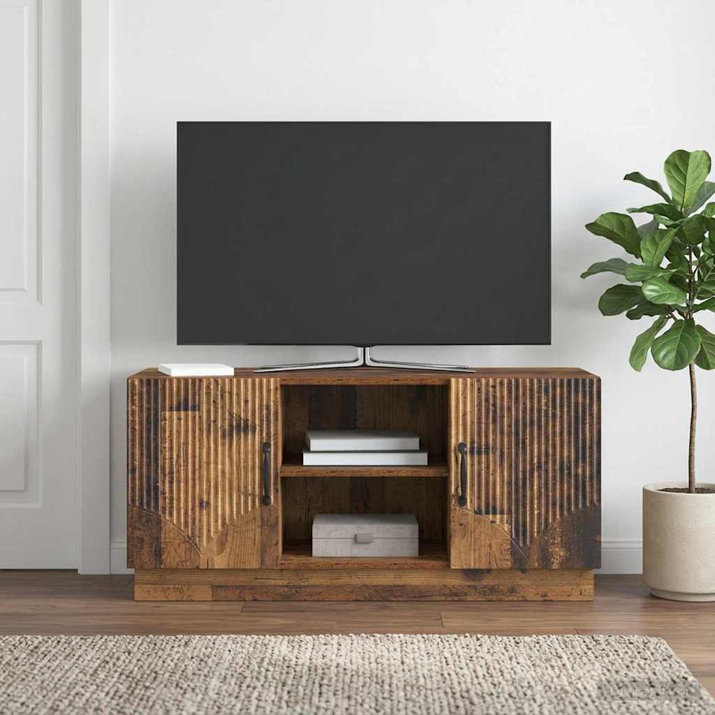 TV-skab Gammelt træ 102 x 34,5 x 47 cm Konstrueret træ