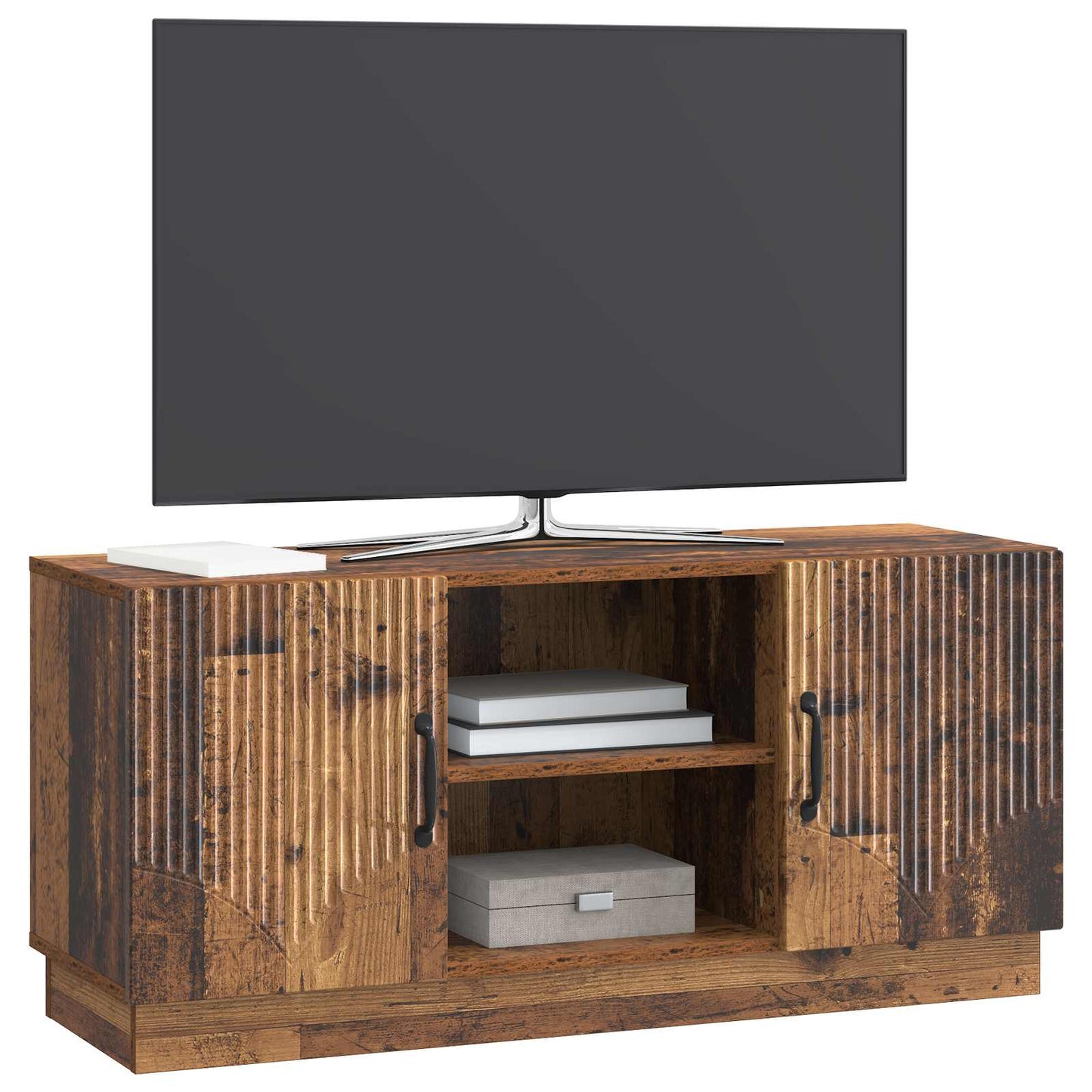 TV-skab Gammelt træ 102 x 34,5 x 47 cm Konstrueret træ