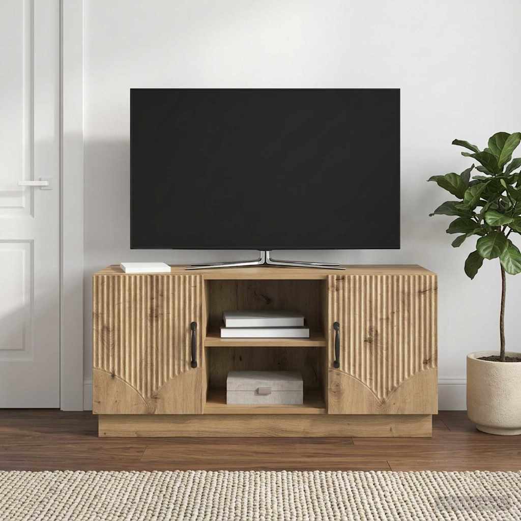 TV-skab 102 x 34,5 x 47 cm Artisan-eg Konstrueret træ