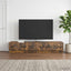 TV-skab med skuffe Røget eg 147 x 34,5 x 27 cm Konstrueret træ
